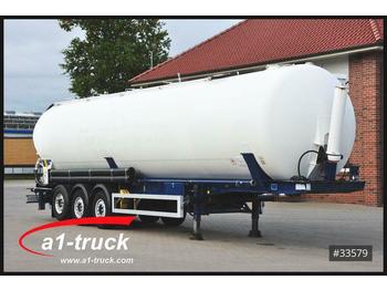 Tank semi-trailer for transportation of silos Feldbinder KIP 63.3, 24v Hydraulik, Liftachse, Alufelgen: picture 1