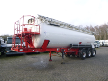 Tank semi-trailer for transportation of food Feldbinder Powder / sugar tank alu 41 m3 (tipping): picture 1