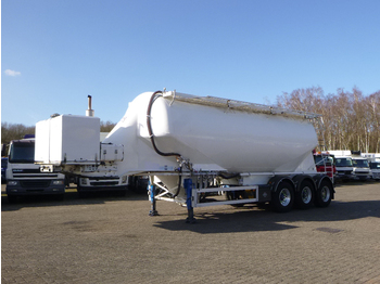 Tank semi-trailer for transportation of flour Feldbinder Powder tank alu 36 m3 / 1 comp + engine/compressor: picture 1