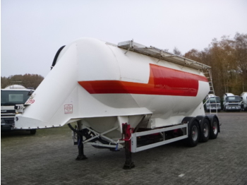 Silo semi-trailer for transportation of bulk materials Feldbinder Powder tank alu 38 m3 / 1 comp: picture 1