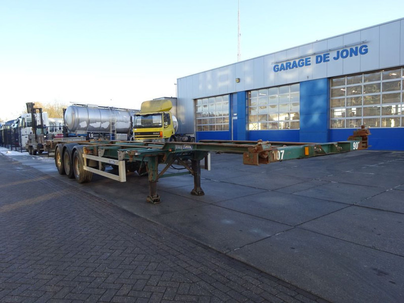 Container transporter/ Swap body semi-trailer Flandria 40 FT Container Chassis / BPW + Disc / Lift Axle: picture 3