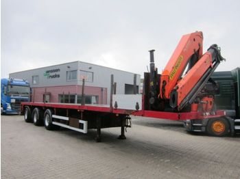 Flatbed semi-trailer Broshuis 3AOU Extandable PK23500 Funk/Remote Lenkachse
