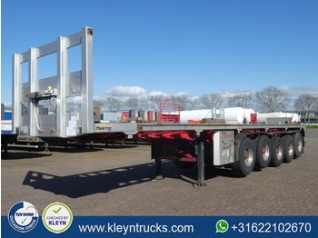 Flatbed semi-trailer Meierling MSA 50 5 axle 3x steering