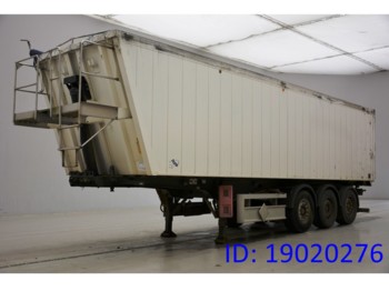 Tipper semi-trailer Fliegl 49 cub in alu/steel chassis: picture 1