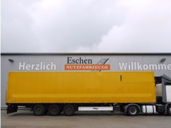 Closed box semi-trailer Fliegl SDS 350, Alukoffer, linke Seite mit Türen, BPW: picture 1