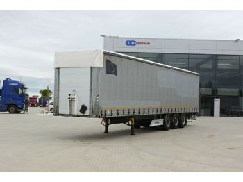 Curtainsider semi-trailer Fliegl SDS 350, LIFTING AXLE, SAF: picture 1
