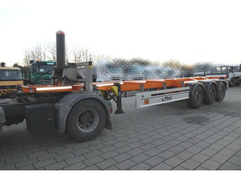 Container transporter/ Swap body semi-trailer Fliegl  SDS 380 Containerauflieger kippbar: picture 1