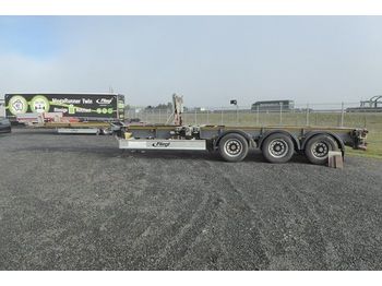 Container transporter/ Swap body semi-trailer Fliegl SDS 380 Tunnelchassis, Highcube, Heckausschub: picture 1