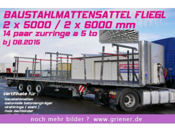 Semi-trailer Fliegl SDS 390 / BAUSTAHLMATTENTRANSPORT LIFT BPW !!!!!: picture 1