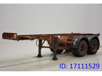 Container transporter/ Swap body semi-trailer Fruehauf 20' SKELET: picture 1