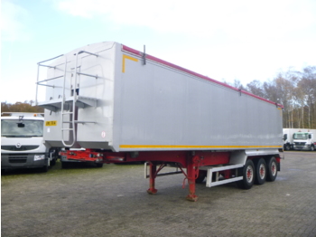 Tipper semi-trailer Fruehauf Tipper trailer alu 47 m3 + tarpaulin: picture 1