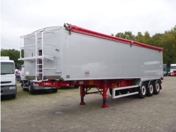 Tipper semi-trailer Fruehauf Tipper trailer alu 55 m3 + tarpaulin: picture 1