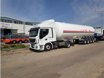 New Tank semi-trailer for transportation of gas GURLESENYIL 4 axles lpg semi trailers: picture 1
