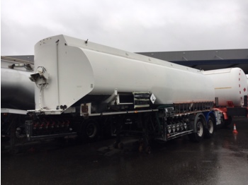 Tank semi-trailer for transportation of fuel Gloster Saro Fuel tank alu 28 m3 / 5 comp + pump: picture 1