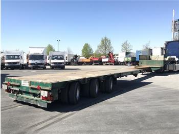 Low loader semi-trailer for transportation of heavy machinery Goldhofer - 3 Achs Tieflader (ausziehbar) STZ L3 36 80 zwangsgelenkt 3 x: picture 1