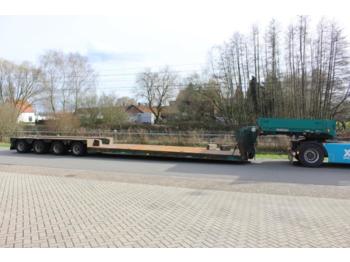 Low loader semi-trailer Goldhofer 4-ass. Dieplader met afneembare zwanenhals: picture 1