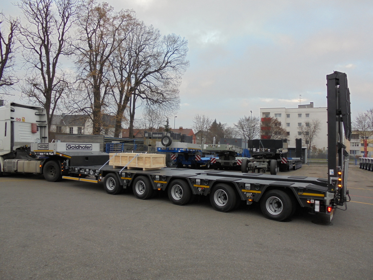 New Low loader semi-trailer Goldhofer 5-Achs-Tele-Semi mit hydr.  Rampen MPA: picture 4