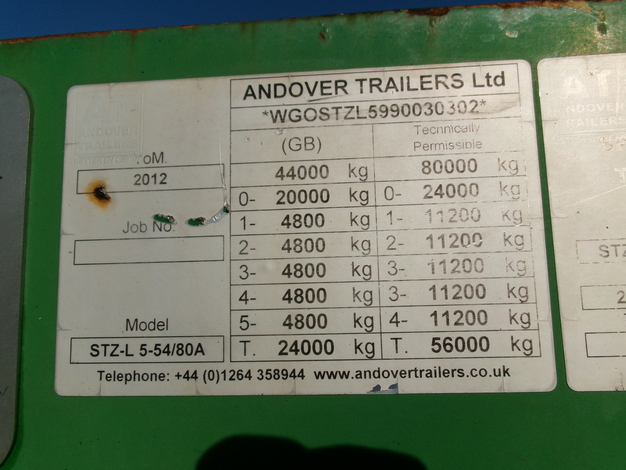 Low loader semi-trailer Goldhofer 5-axle semi-lowbed trailer 80 t ext.: picture 15