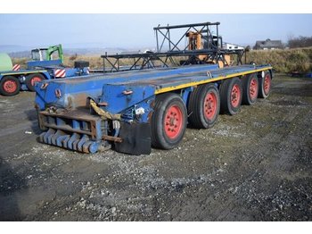 Low loader semi-trailer for transportation of heavy machinery Goldhofer Euro Compacht Scheuerle Goldhofer 5 Achser Modul: picture 1