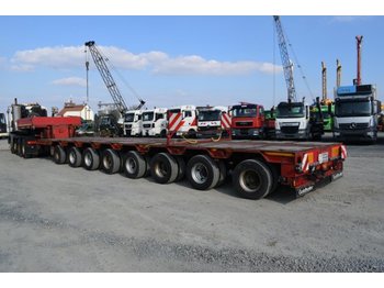 Low loader semi-trailer for transportation of heavy machinery Goldhofer STZ-H8-78/80 / Teleskop 35 m / 8 Achser: picture 1