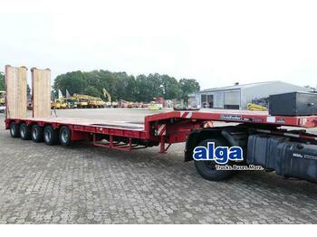Low loader semi-trailer Goldhofer STZ-L 5-52/80, Hydr. Rampen, gelenkt, Liftachse: picture 1