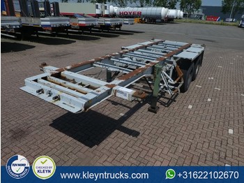 Container transporter/ Swap body semi-trailer Groenewegen 20 FT STEELSUSPENSIO: picture 1
