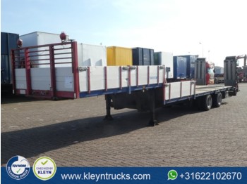 Low loader semi-trailer Groenewegen SEMIE hydr ramps: picture 1