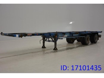 Container transporter/ Swap body semi-trailer Groenewegen Skelet 20-30-40 ft: picture 1