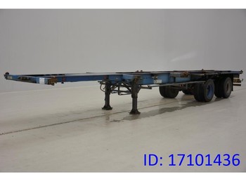 Container transporter/ Swap body semi-trailer Groenewegen Skelet 20-30-40 ft: picture 1
