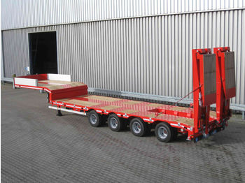 New Low loader semi-trailer HRD 4 axle Achs semi trailer Auflieger ext tele: picture 1