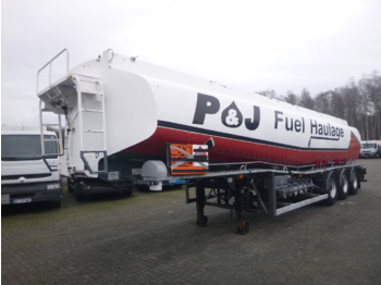Tank semi-trailer for transportation of fuel Heil / Thompson Fuel tank alu 38 m3 / 5 comp + pump: picture 1