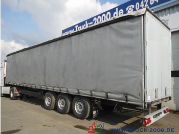 Curtainsider semi-trailer Humbaur HSA 3Achs EdschaschiebeplanenL+R+Dach+Liftachse: picture 1
