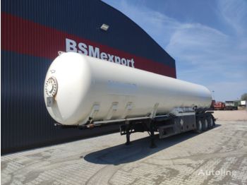 Tank semi-trailer for transportation of gas INTERCONSULT + pump: picture 1