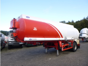 Tank semi-trailer for transportation of fuel Indox Fuel tank alu 23.8 m3 / 4 comp + pump/counter: picture 1