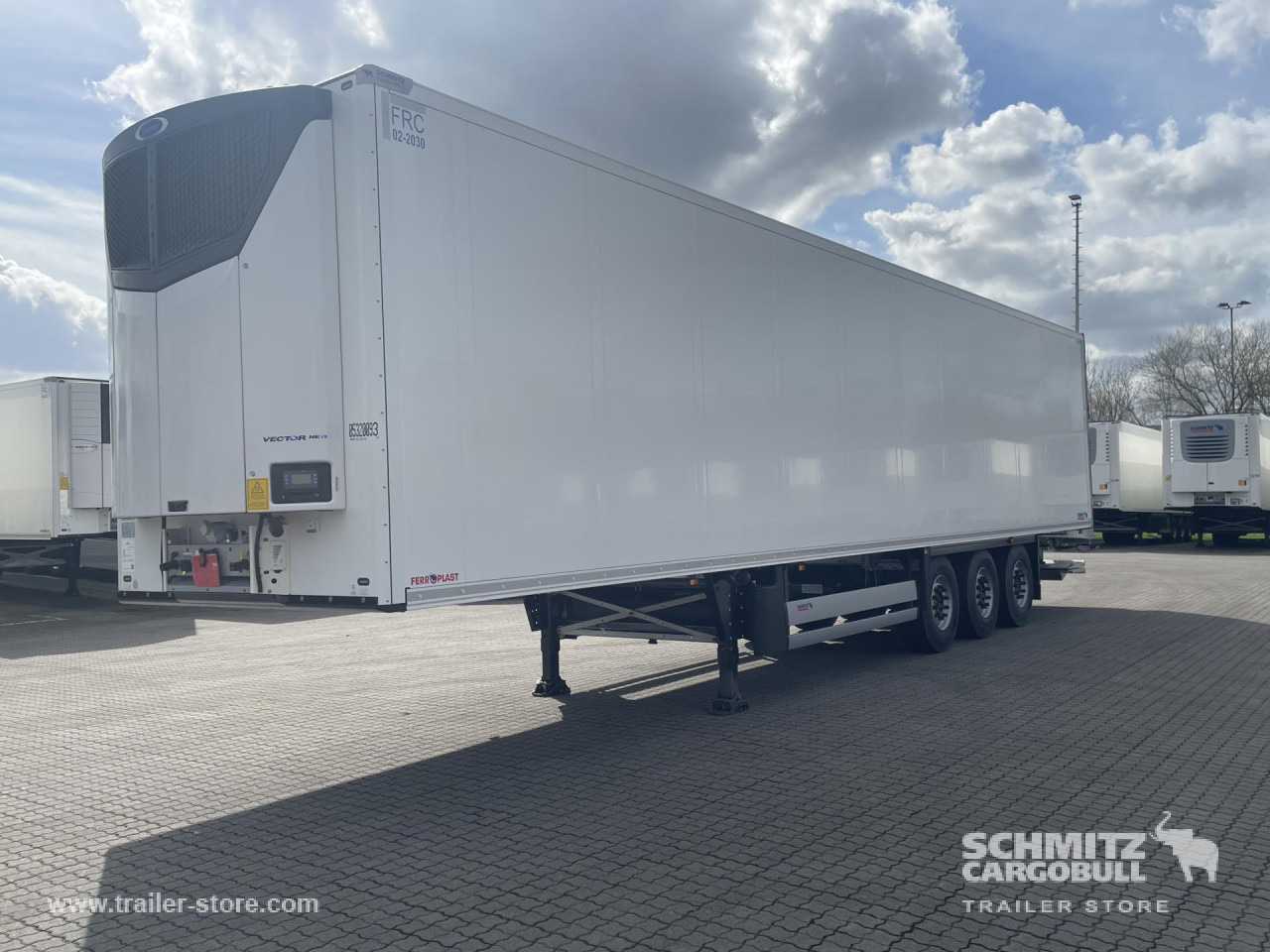 Isothermal semi-trailer SCHMITZ Auflieger Tiefkühler Standard Double deck