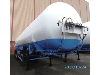 Tank semi-trailer for transportation of gas KLAESER GAS, Cryogenic, Oxygen, Argon, Nitrogen: picture 1