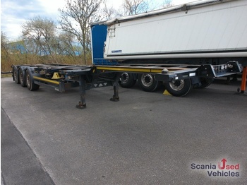 Container transporter/ Swap body semi-trailer KOEGEL S 24-2 Container-Chassis Port 40 Simplex 20: picture 1