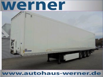 Closed box semi-trailer KRONE SDK 27 Kofferauflieger Pal. Kasten Doppelstock: picture 1