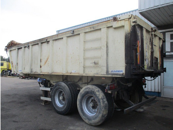 Tipper semi-trailer Kaiser 2 axle , Steel tipper trailer , Drum Brakes , Spring Suspension: picture 5