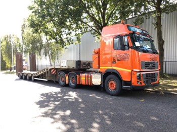 Low loader semi-trailer Kaiser Lowbed 72000 kg, B 2,74 mtr, Loading floor height adjustable, 6x4, Retarder, Adjustable Dish (3.5) Inch / Duim, Airco, Hub reduc: picture 1