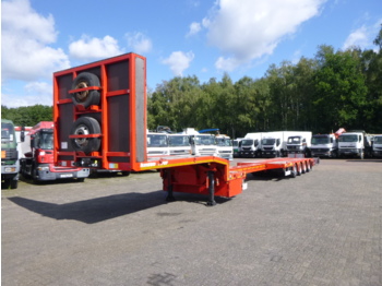 Low loader semi-trailer Kassbohrer 4-axle semi-lowbed trailer LB4E 63.8 T / extendable: picture 1
