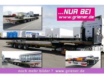New Low loader semi-trailer Kässbohrer JS / JUMBO PLATEAU / LIGHT / 6500 kg / LENKACHSE: picture 1