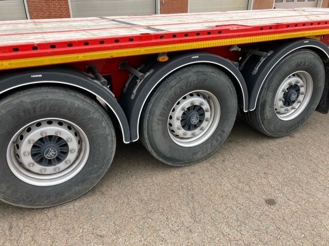 Dropside/ Flatbed semi-trailer Kässbohrer ligeud uden sider: picture 10