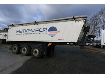 Tipper semi-trailer Kempf 26 cbm Baustoffkipper, Lift, SAF Scheibe: picture 1