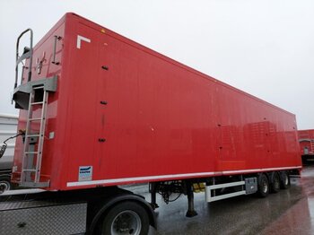 Walking floor semi-trailer Knapen Megaauflieger  K100 Schubboden 96m³,SAF Achsen: picture 1