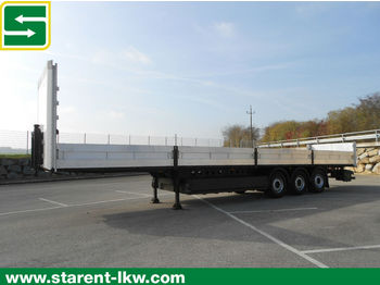 Dropside/ Flatbed semi-trailer Kögel Baustofftrailer, SAF-Achsen, Palettenkasten: picture 1