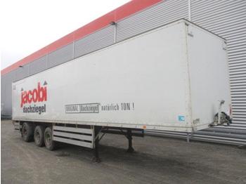 Closed box semi-trailer Kögel Koegel SAnh SF 24 SF 24 Kofferauflieger, gelenkte Achse, Rolltor: picture 1