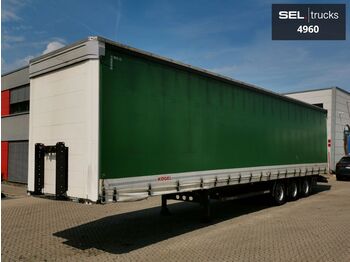 Curtainsider semi-trailer Kögel S24-1 / Mega / Hubdach / EDSCHA / Liftachse: picture 1