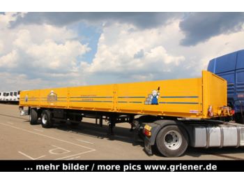 Dropside/ Flatbed semi-trailer Kögel SNLP 20 / ZWANGSGELENKT / BPW / 4 paar BW 1000 m: picture 1
