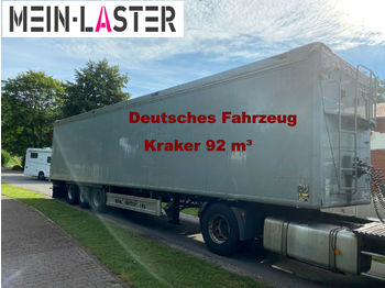 Walking floor semi-trailer Kraker CF 200 86 m³ Liftachse TÜV 5-21 Deutsches Fzg: picture 1